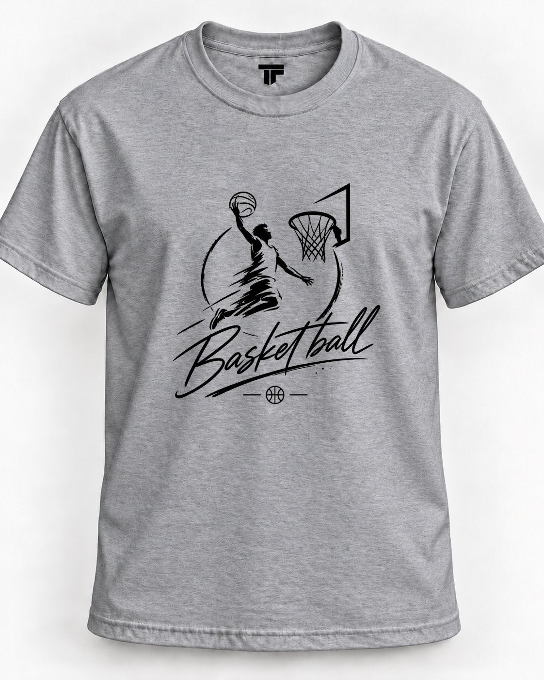 Basketball Dunk Graphic T-Shirt