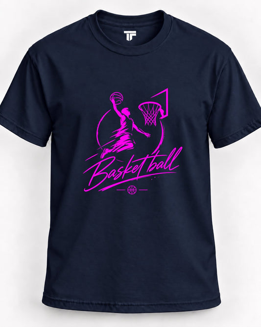 Basketball Dunk Graphic T-Shirt