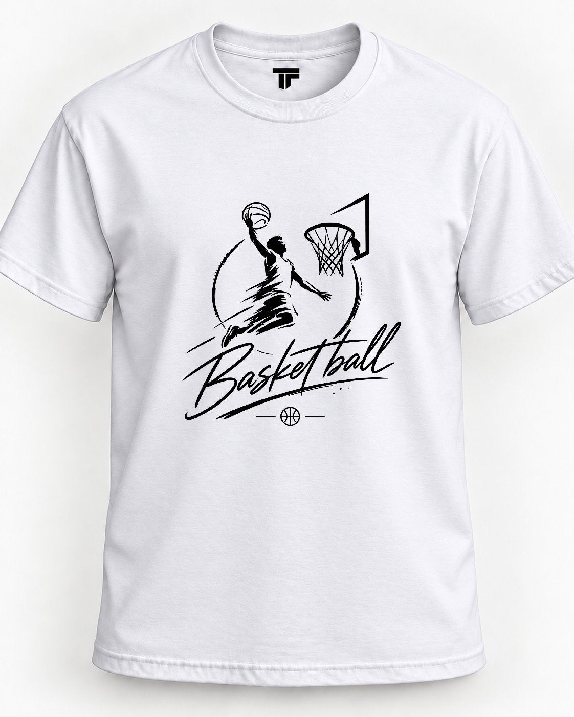 Basketball Dunk Graphic T-Shirt