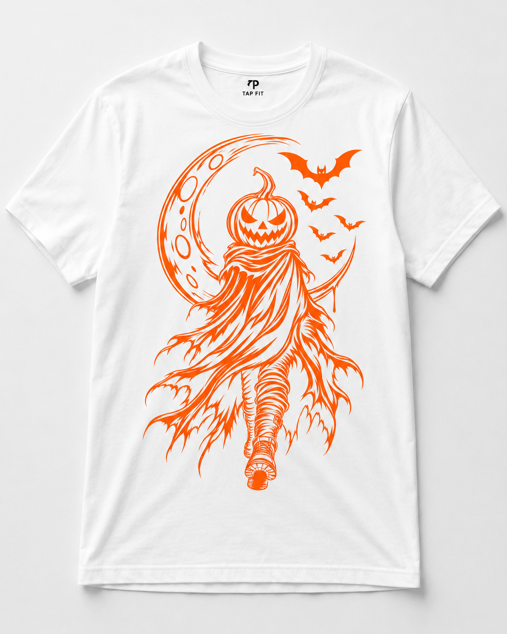 Pumpkin Moon Reaper Halloween T-Shirt