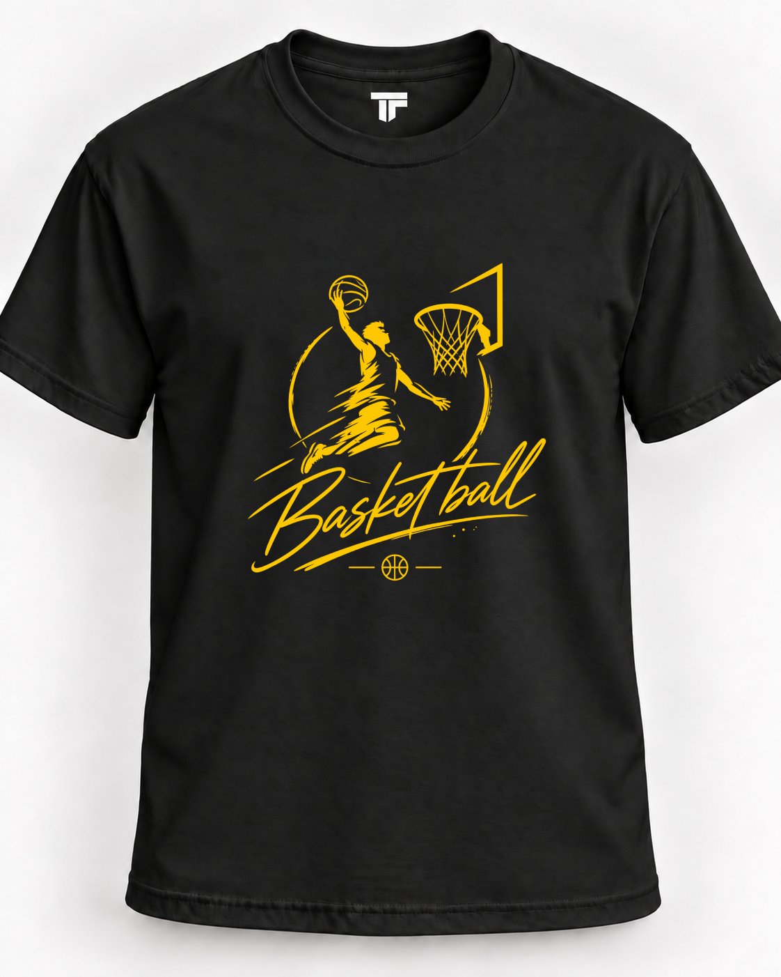 Basketball Dunk Graphic T-Shirt