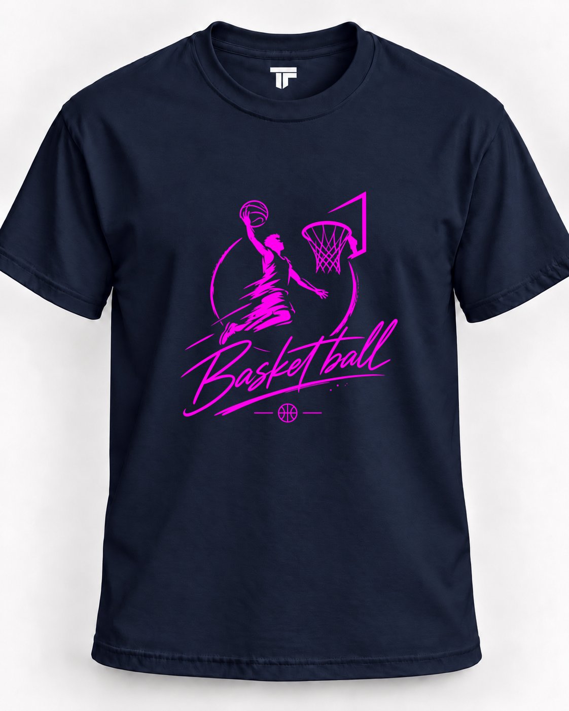 Basketball Dunk Graphic T-Shirt