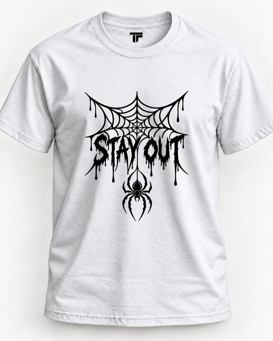 Stay Out Spider Web T-Shirt