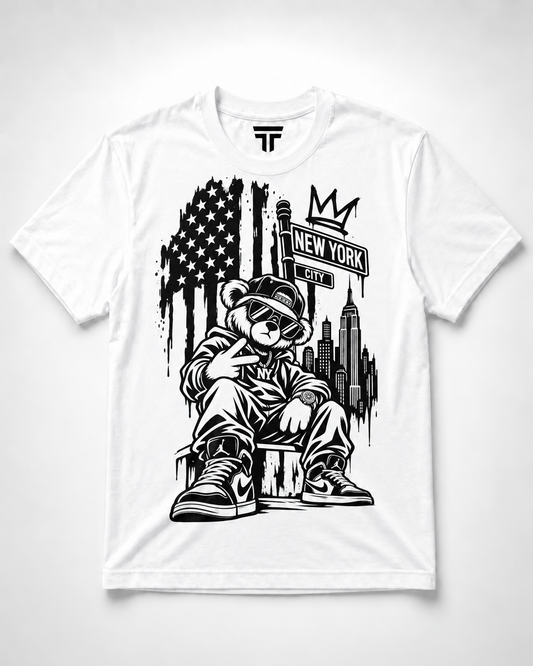 NYC Street Bear T-Shirt