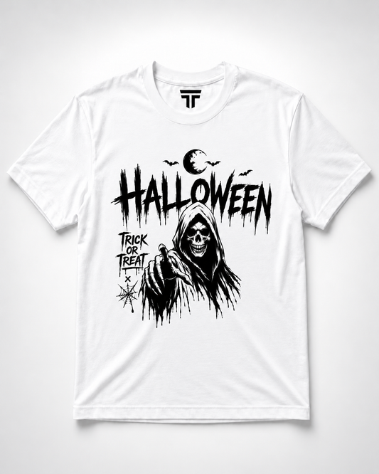 Trick or Treat Reaper Halloween T-Shirt